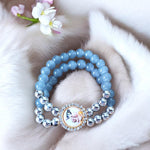 Guru ji Dugri wale Swaroop Braclet of Dark Blue Pearl | Pack of 1 | *** Limited Stock ***
