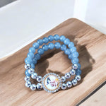 Guru ji Dugri wale Swaroop Braclet of Dark Blue Pearl | Pack of 1 | *** Limited Stock ***