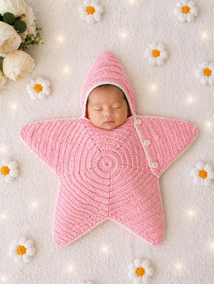Viral Star Crochet Dress for Photography