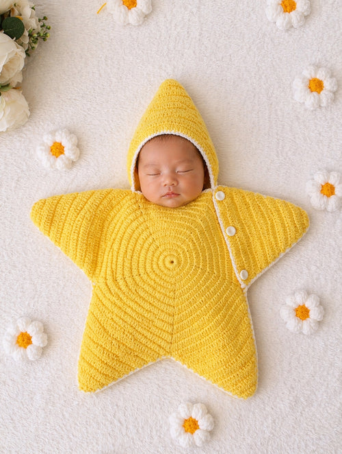 Viral Star Crochet Dress for Photography